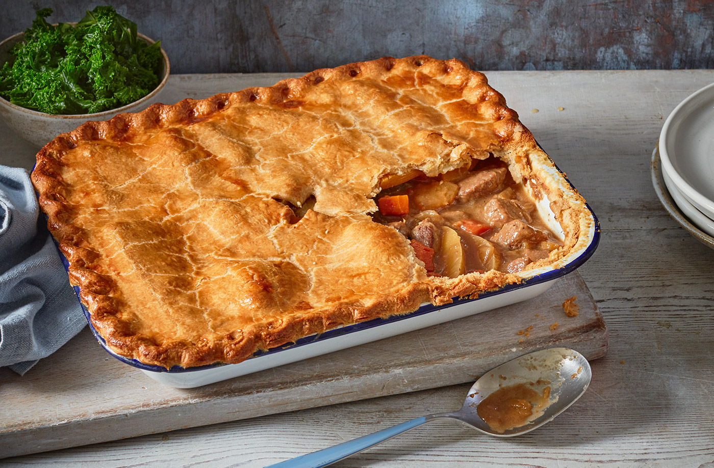 Cornish pasty-inspired pie recipe