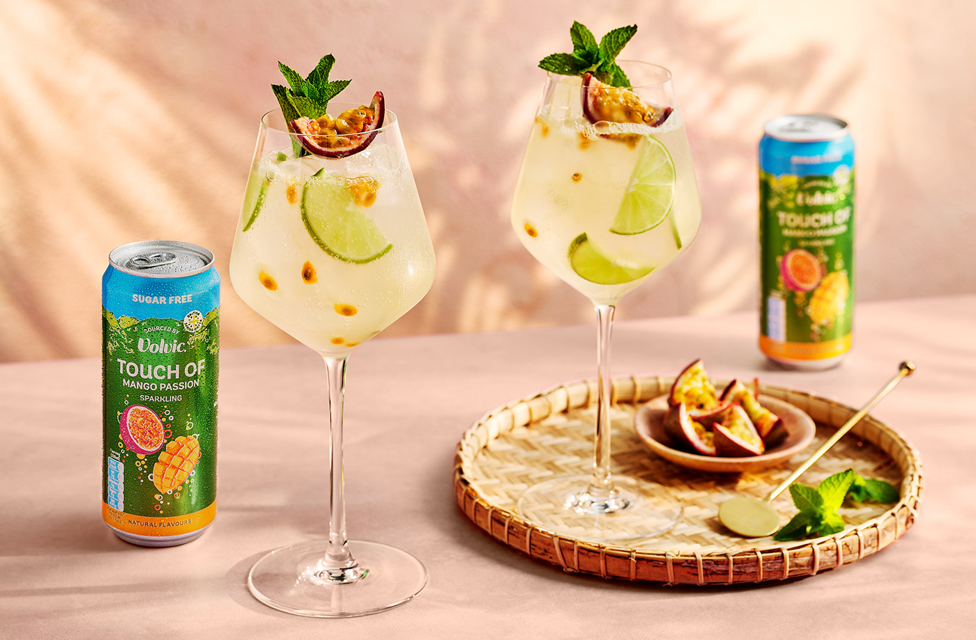 Tropical spritz mocktail recipe