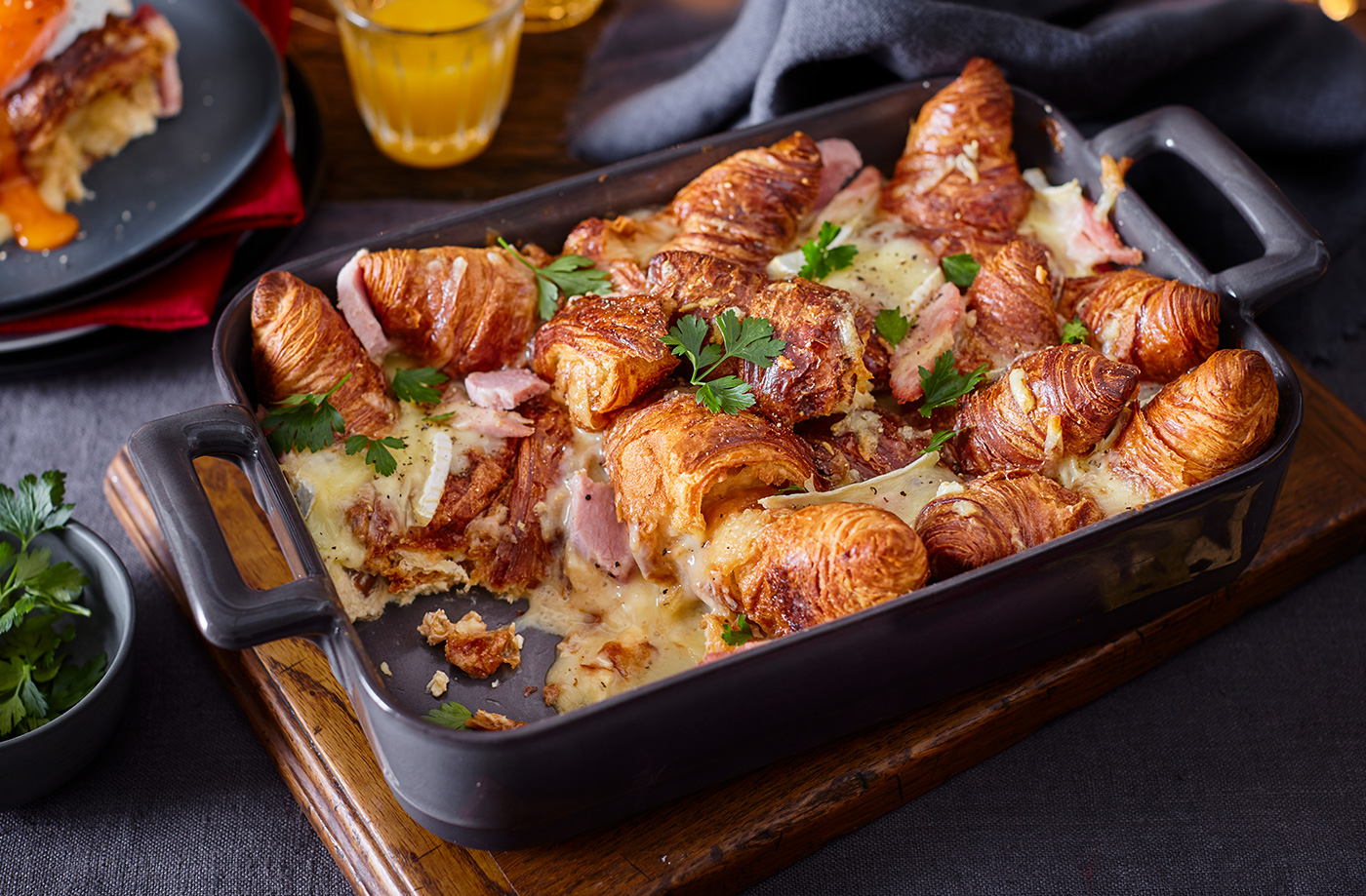 Breakfast croissant bake recipe