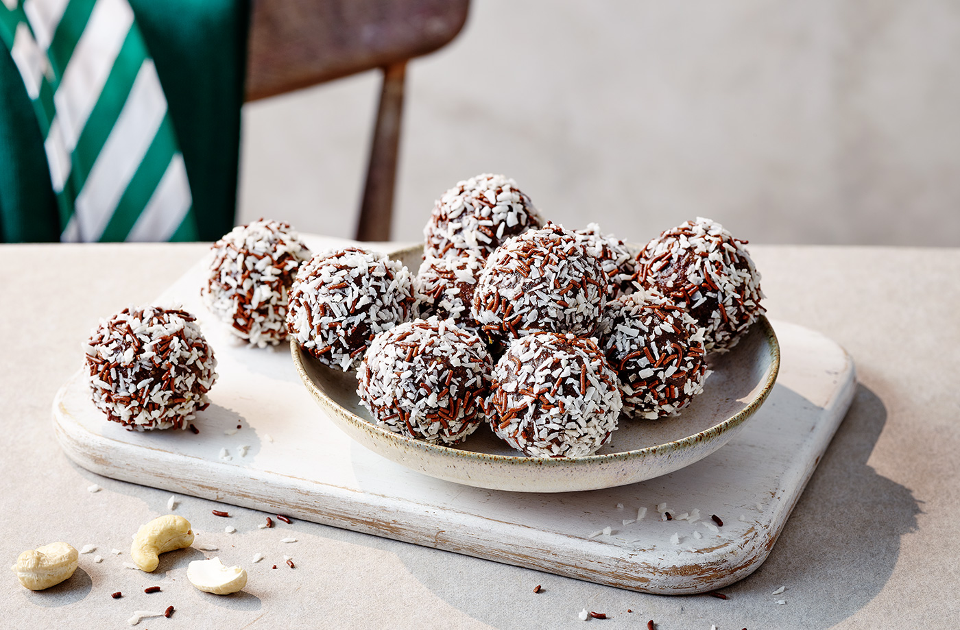 Nutty chocolate energy balls recipe