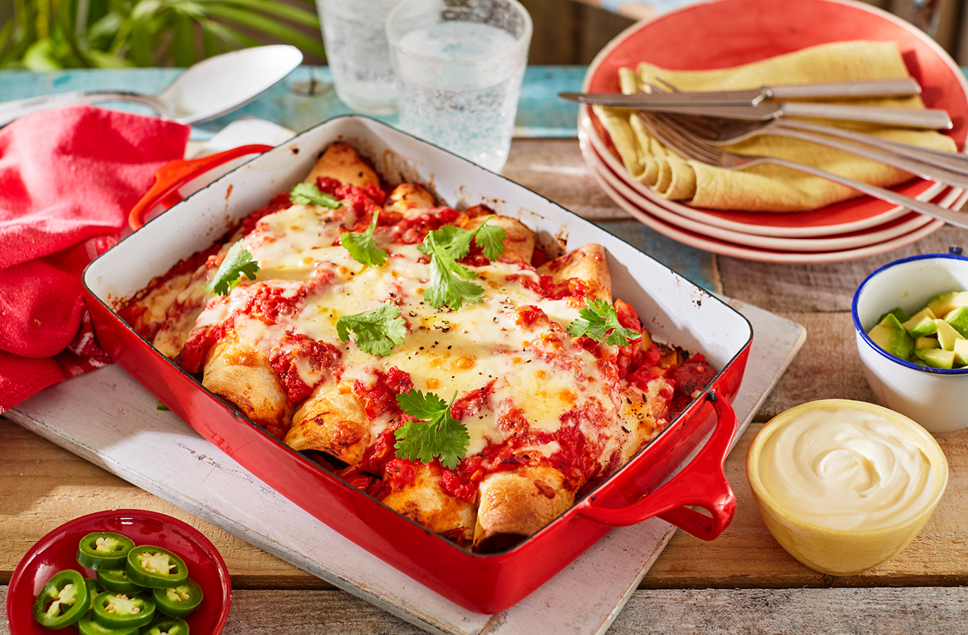 Chorizo sausage enchiladas recipe