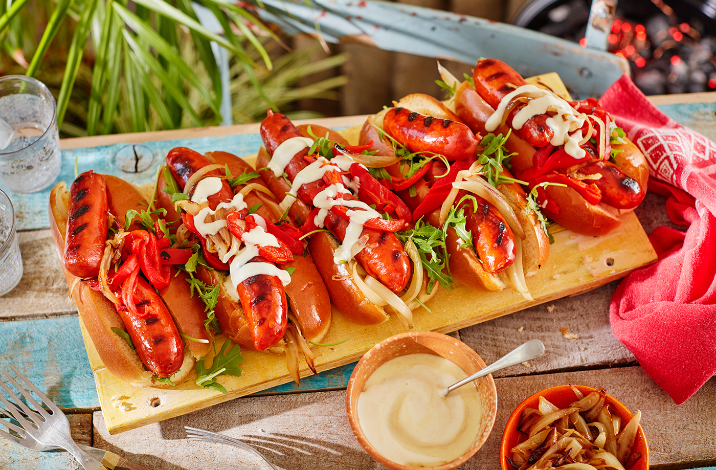 Spicy hot dogs recipe