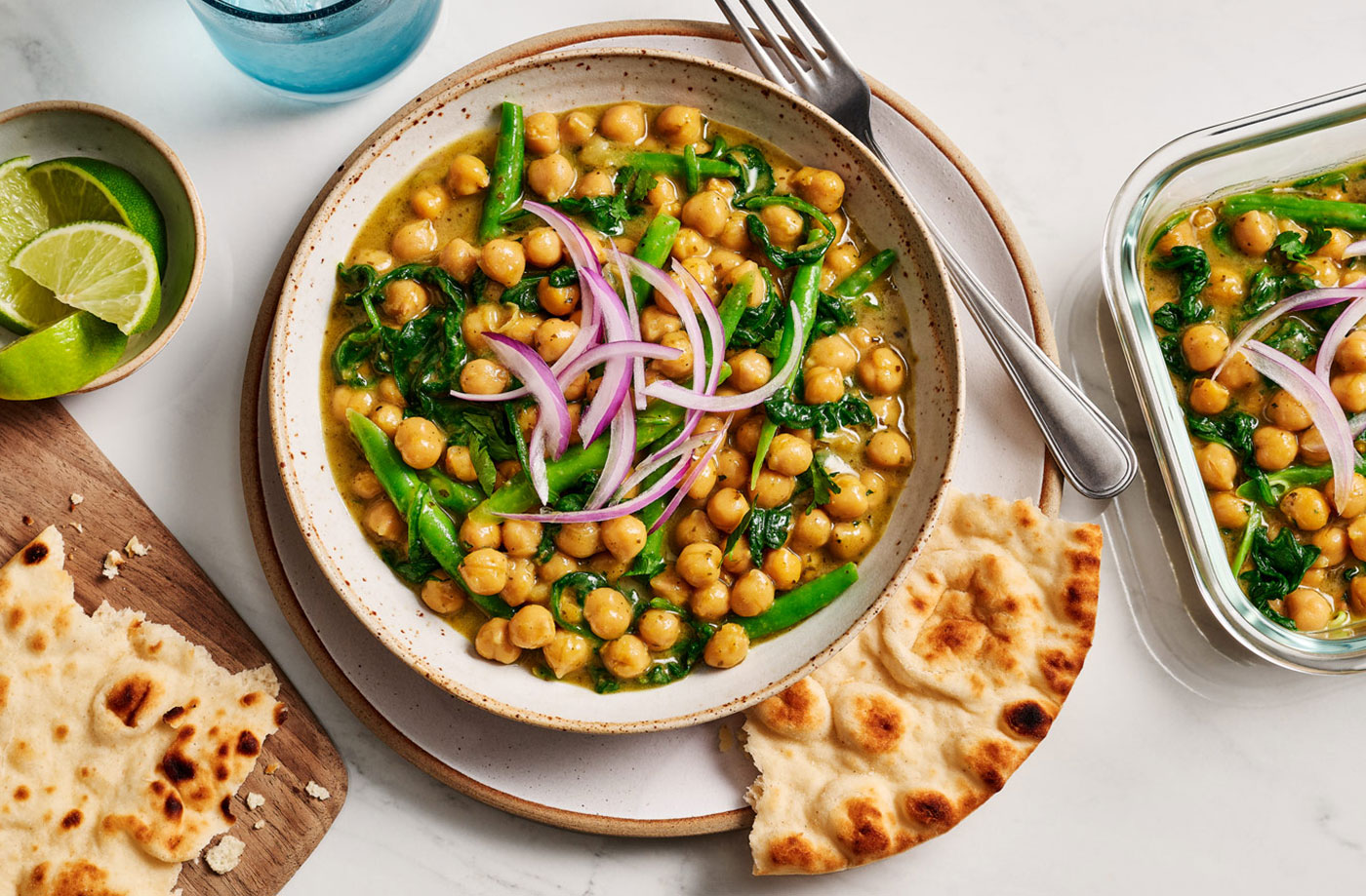 Thai green chickpeas recipe
