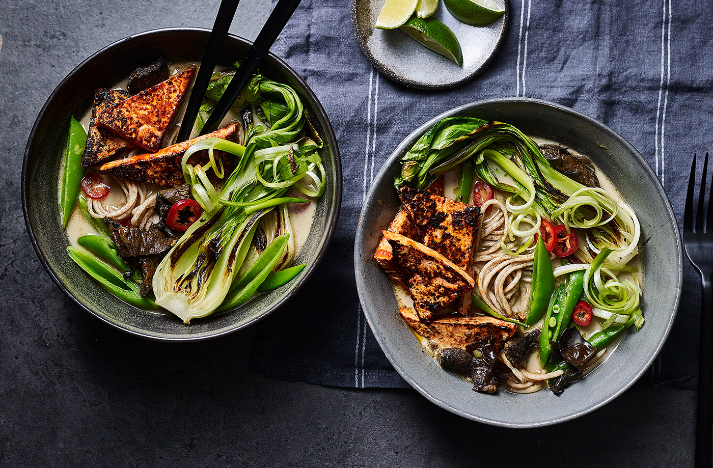 Barbecue tofu ramen recipe