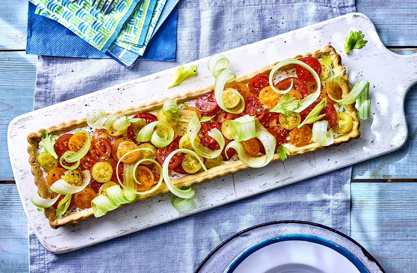 Virgin 'Bloody Mary' tart recipe