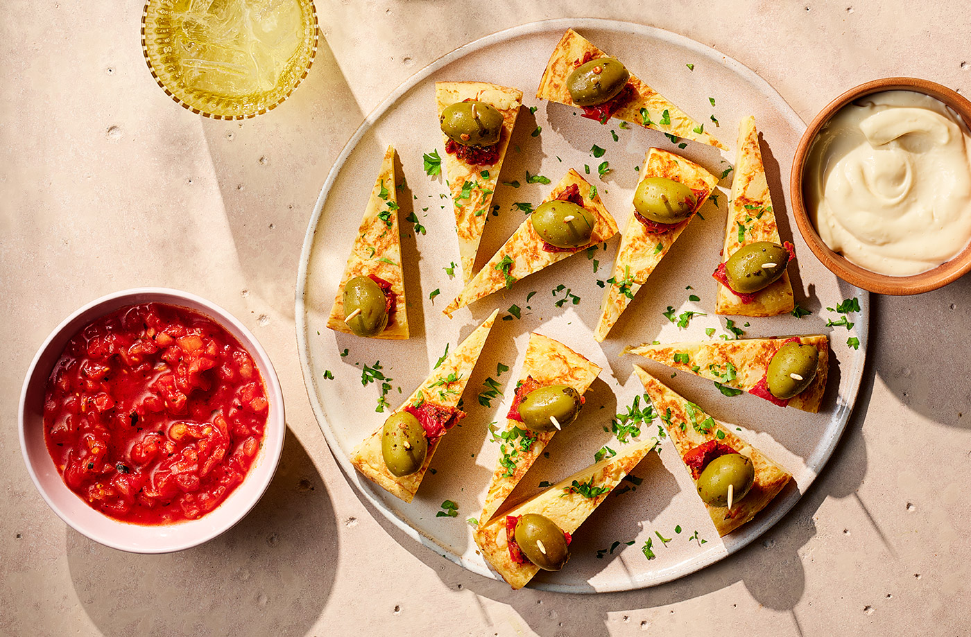 Tortilla dippers recipe