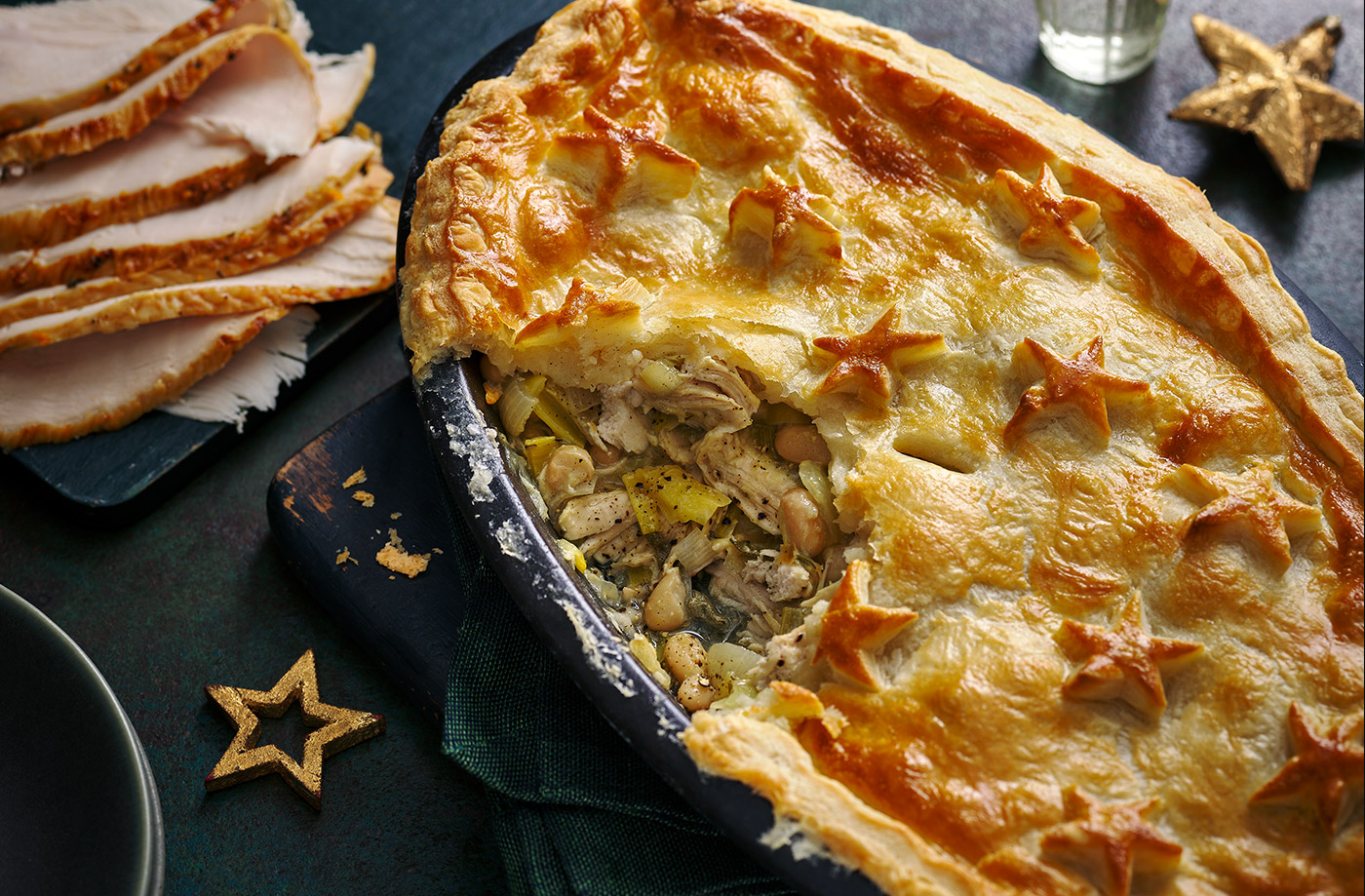 Turkey and cannellini pie recipe