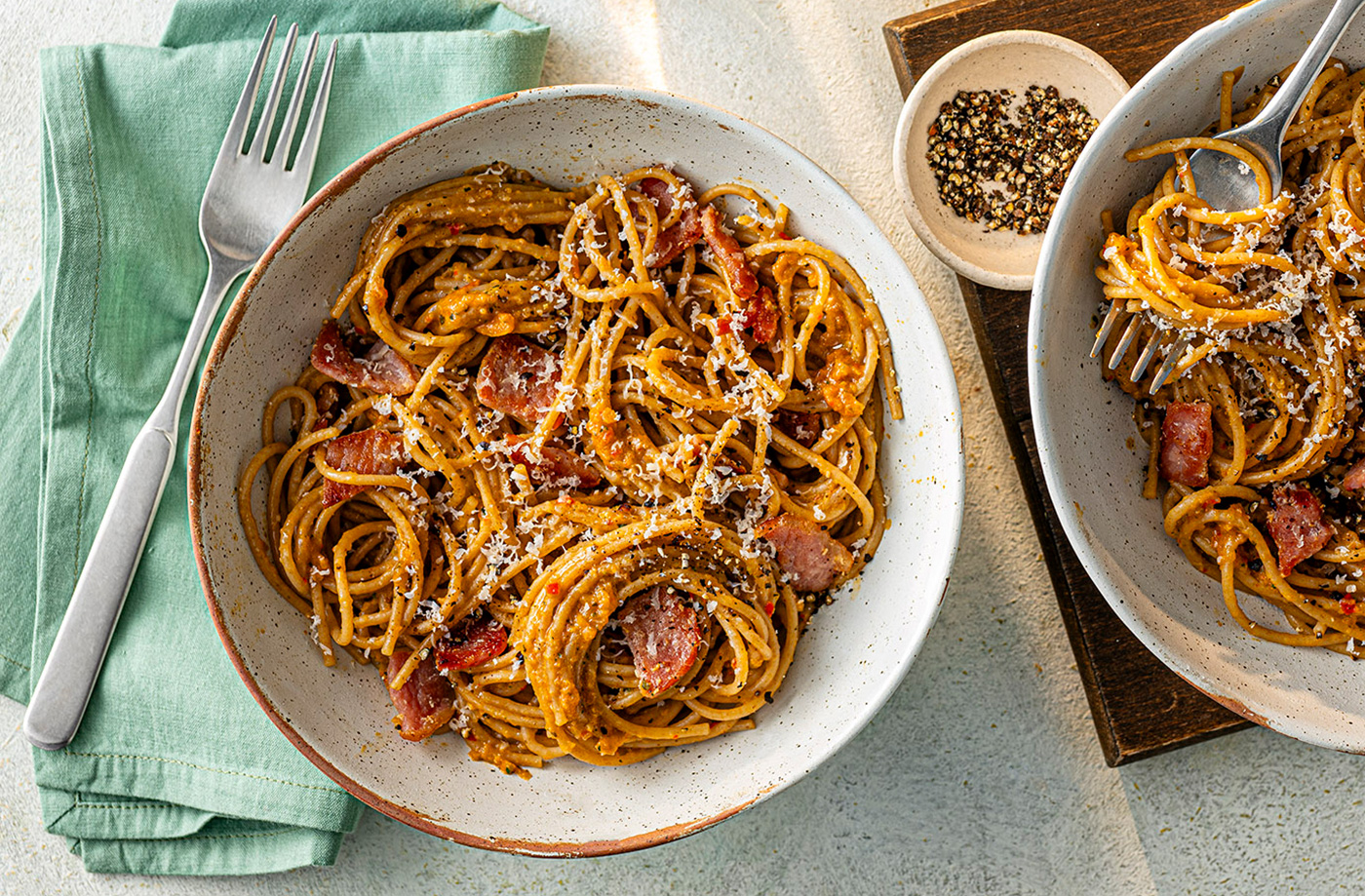 Secret veg carbonara recipe