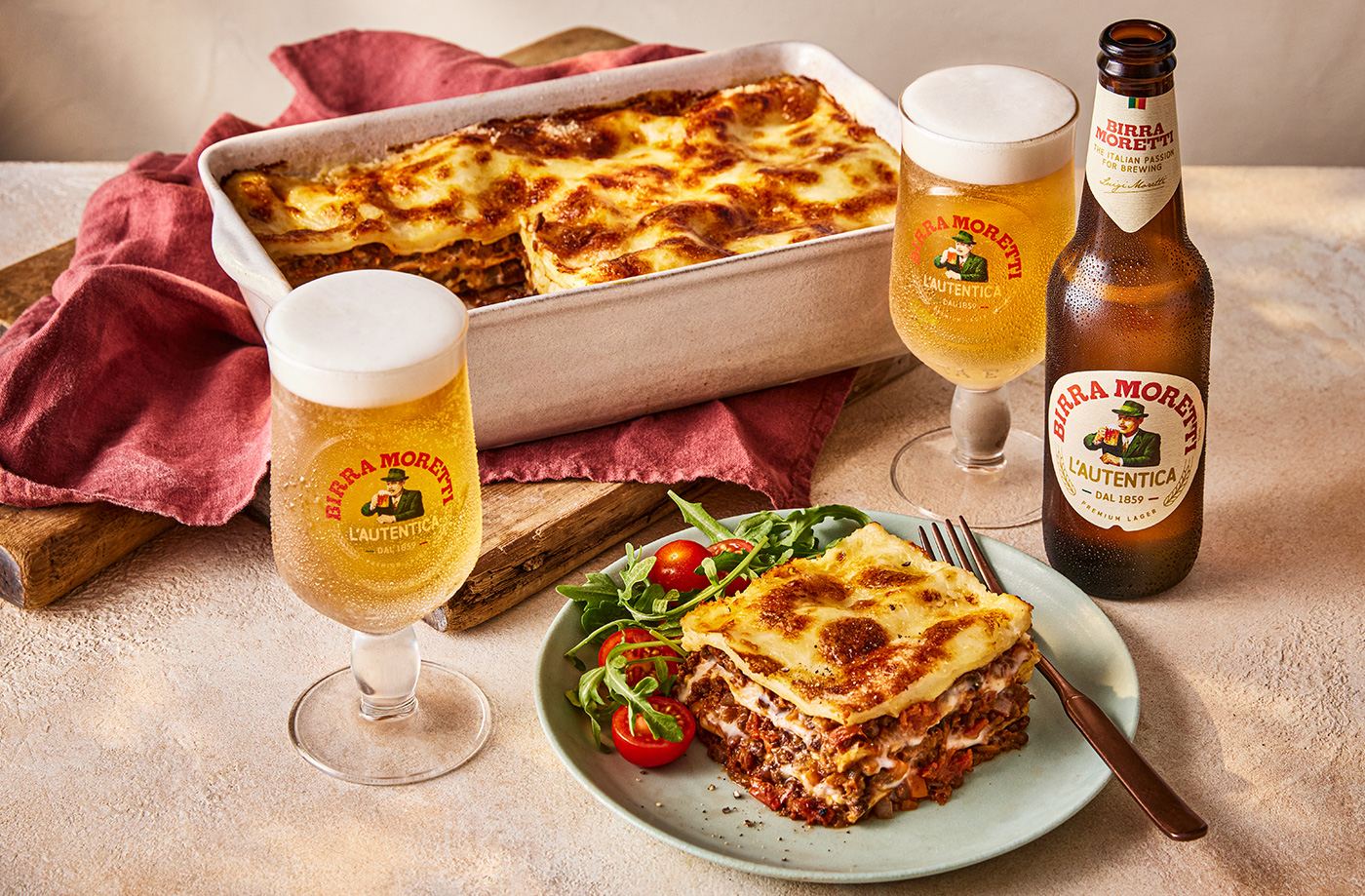 Vegetarian lasagne recipe