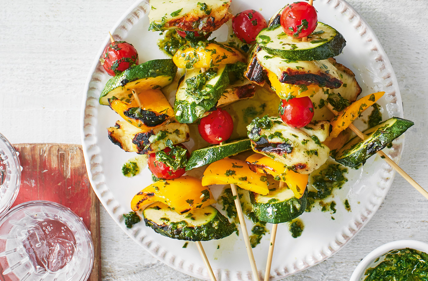 Veggie kebabs recipe