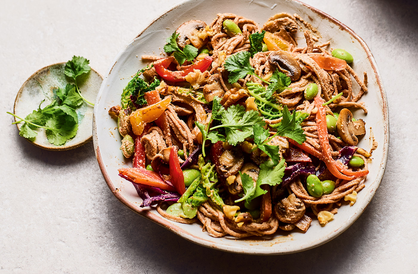 Walnut satay stir-fry recipe