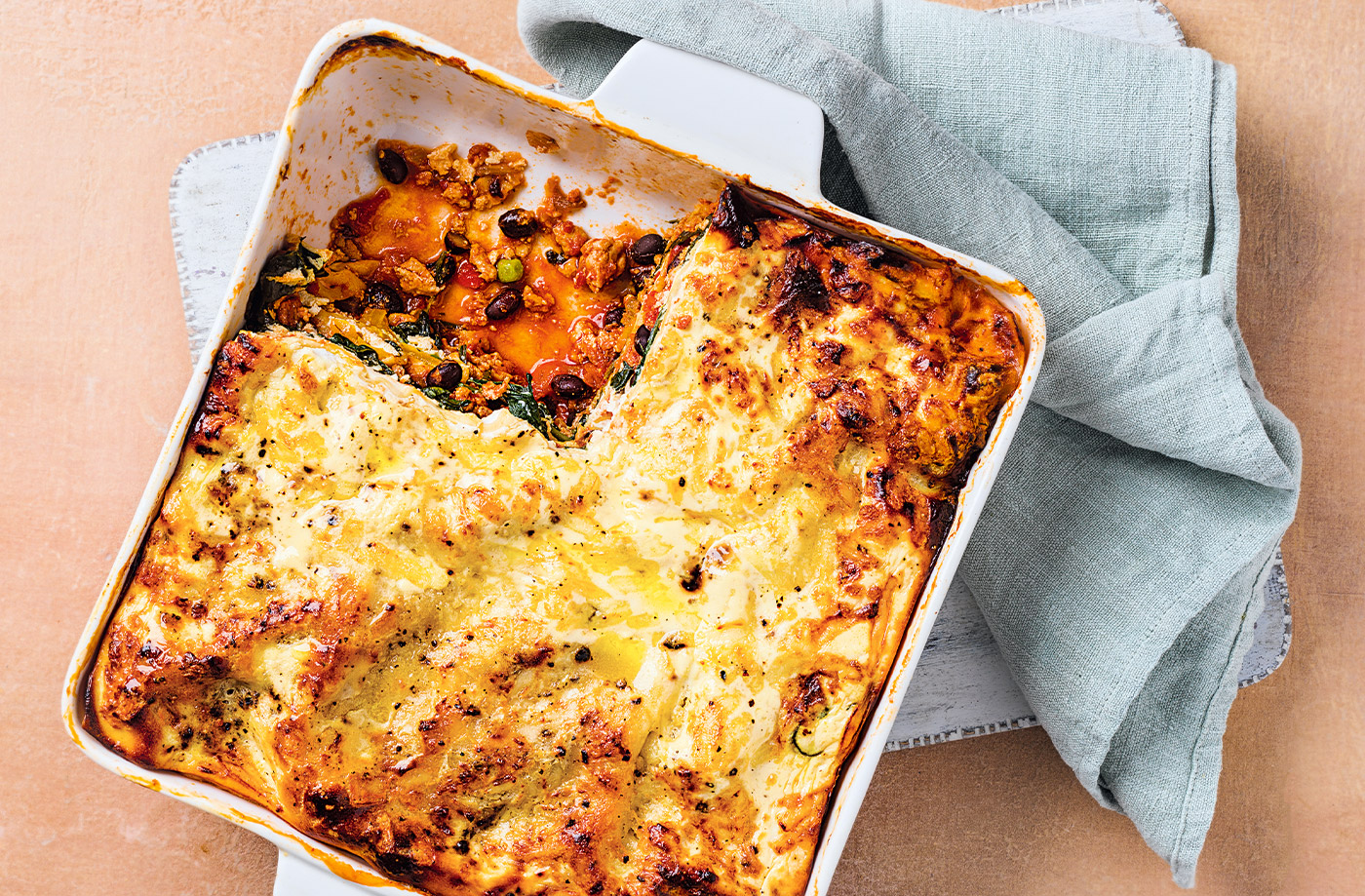 Loaded turkey lasagne recipe