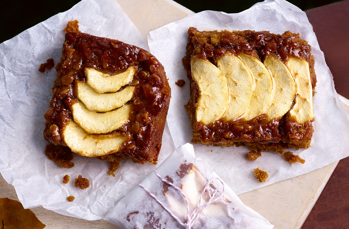 Toffee apple traybake (parkin) recipe