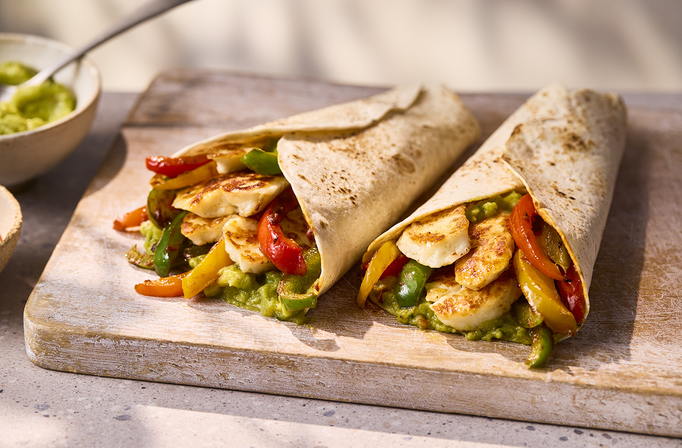 Halloumi fajitas recipe