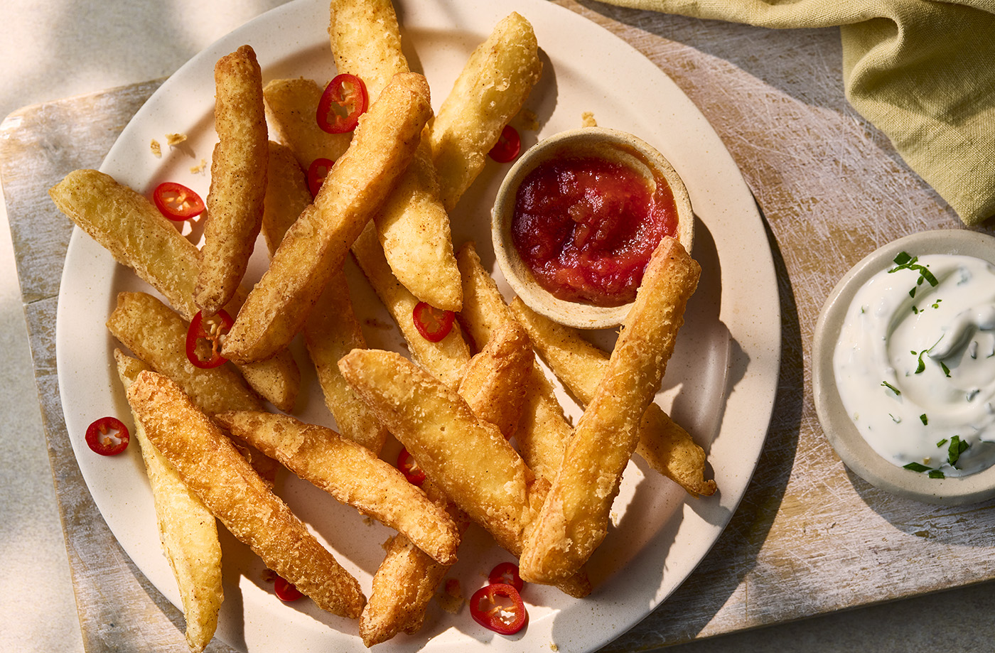 Halloumi fries recipe