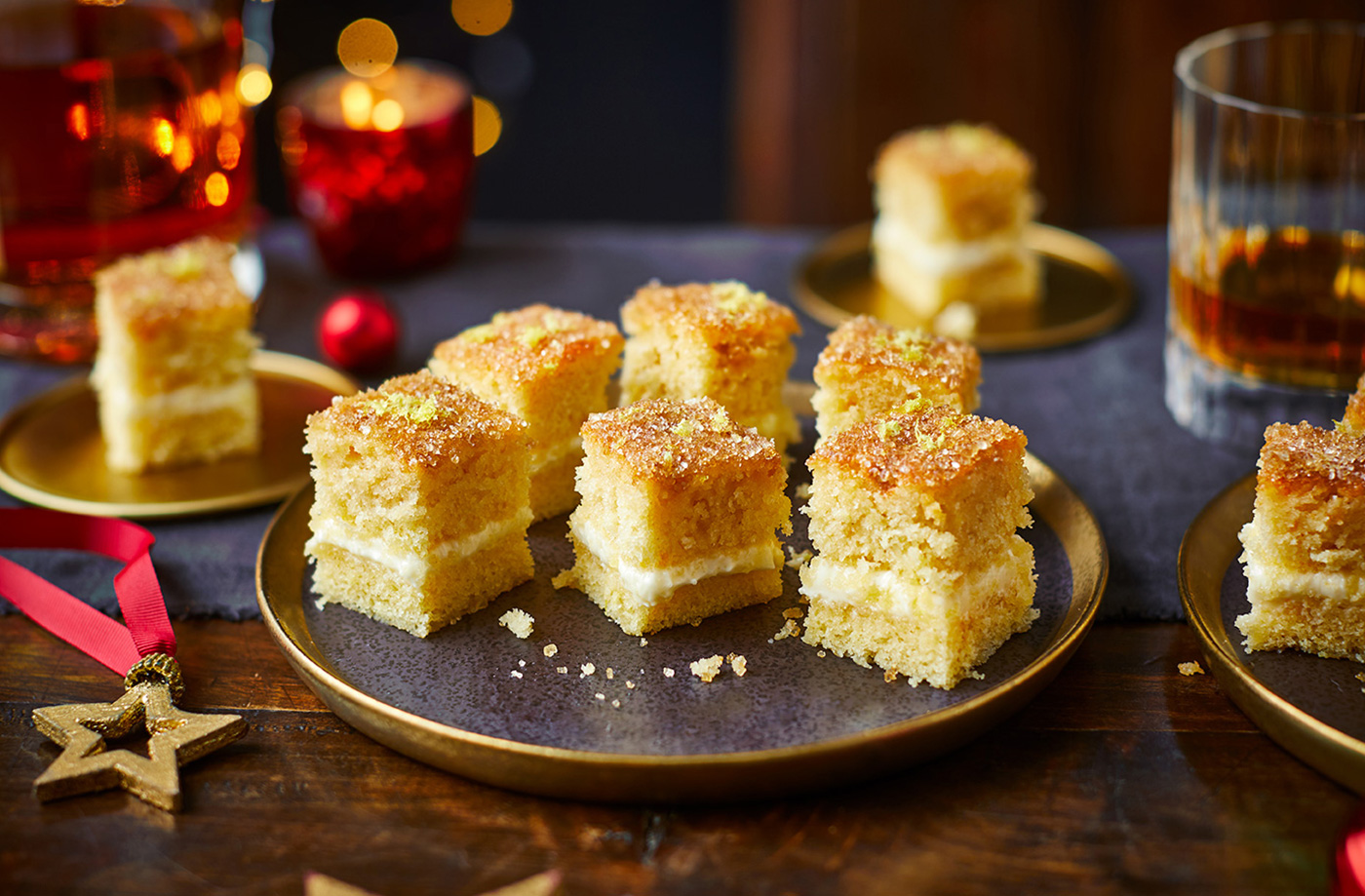 Hot toddy cake squares recipe