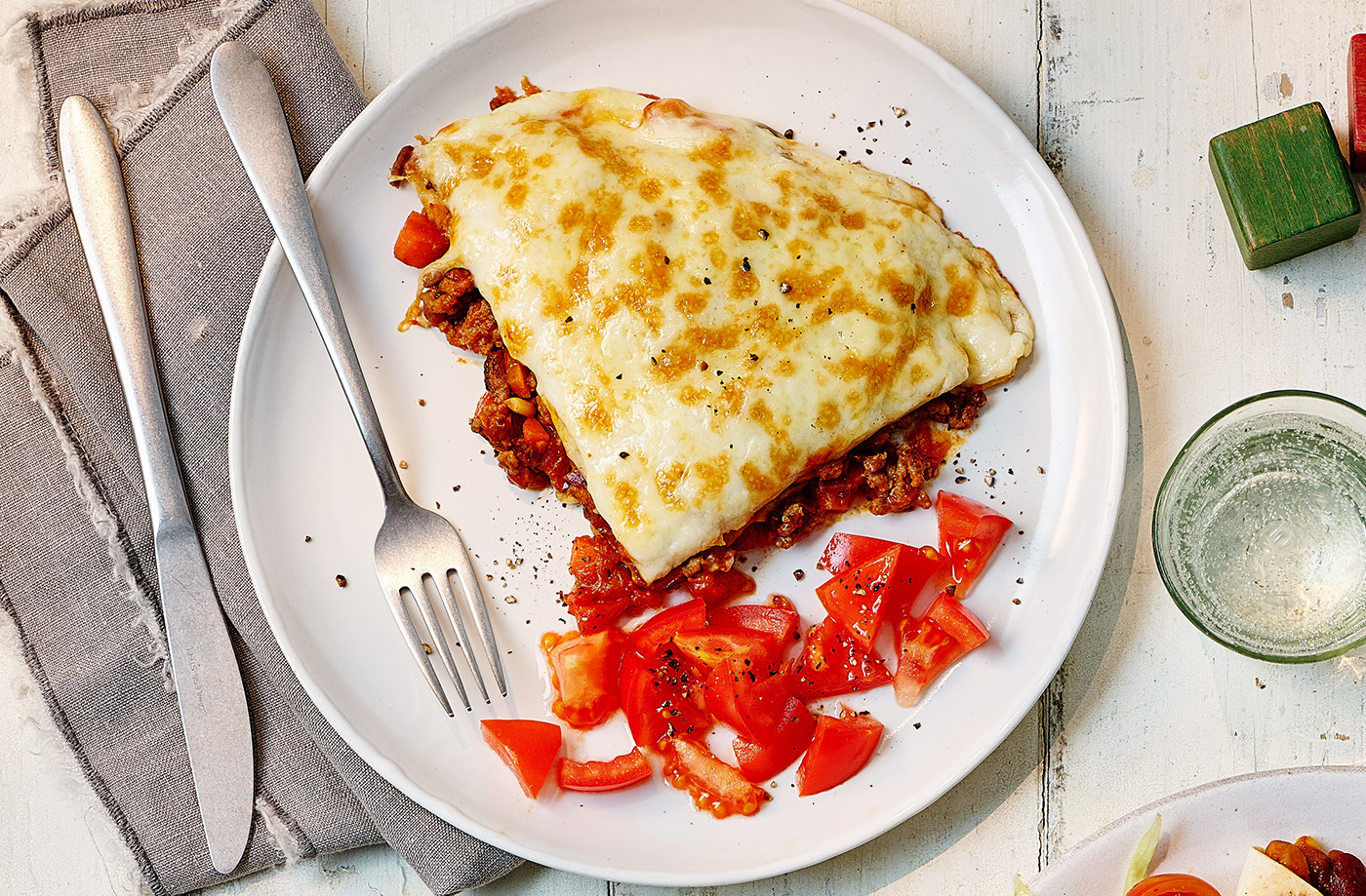 Cheat's tortilla lasagne recipe