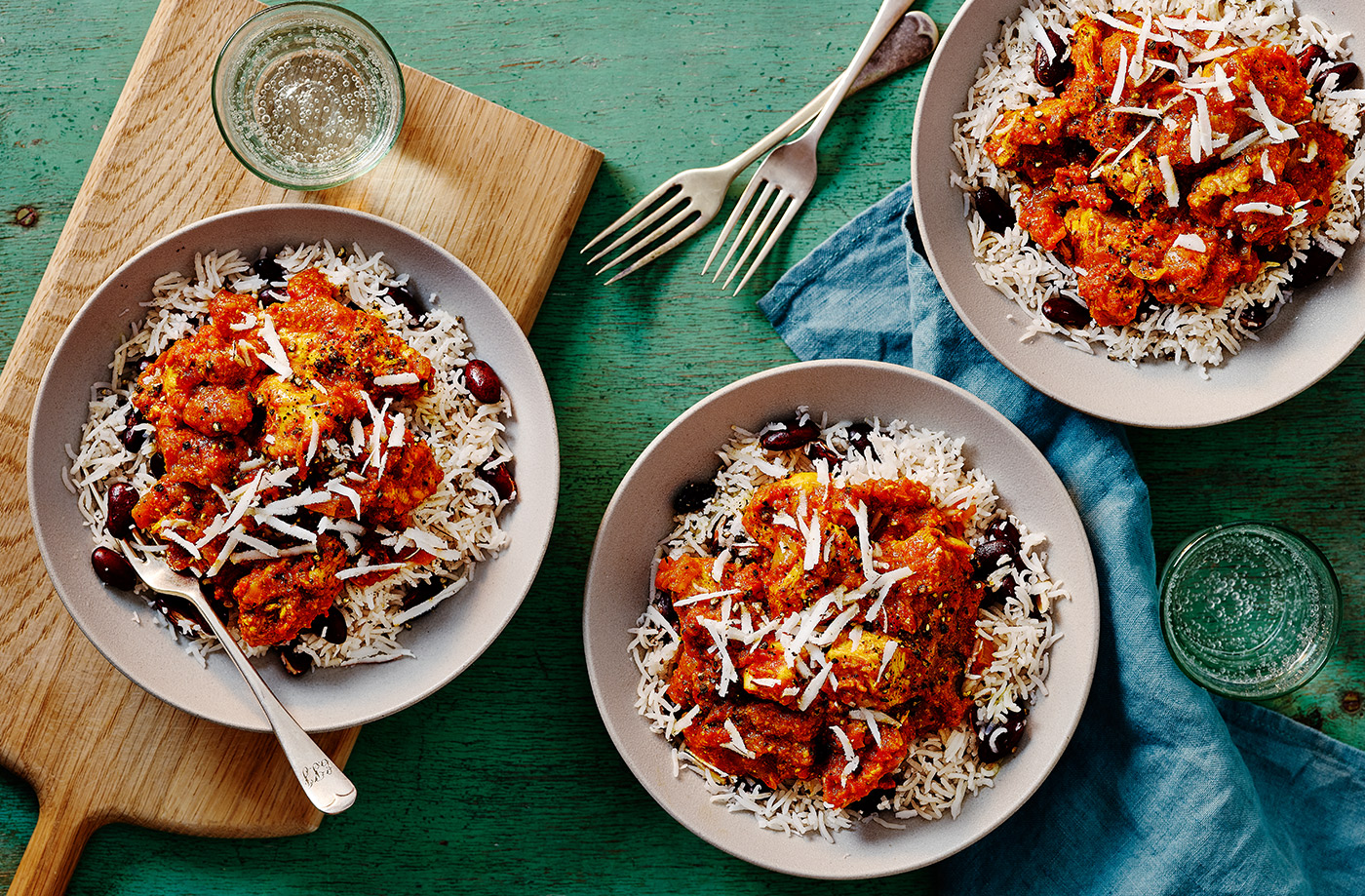 Mama’s chicken with rice and peas recipe