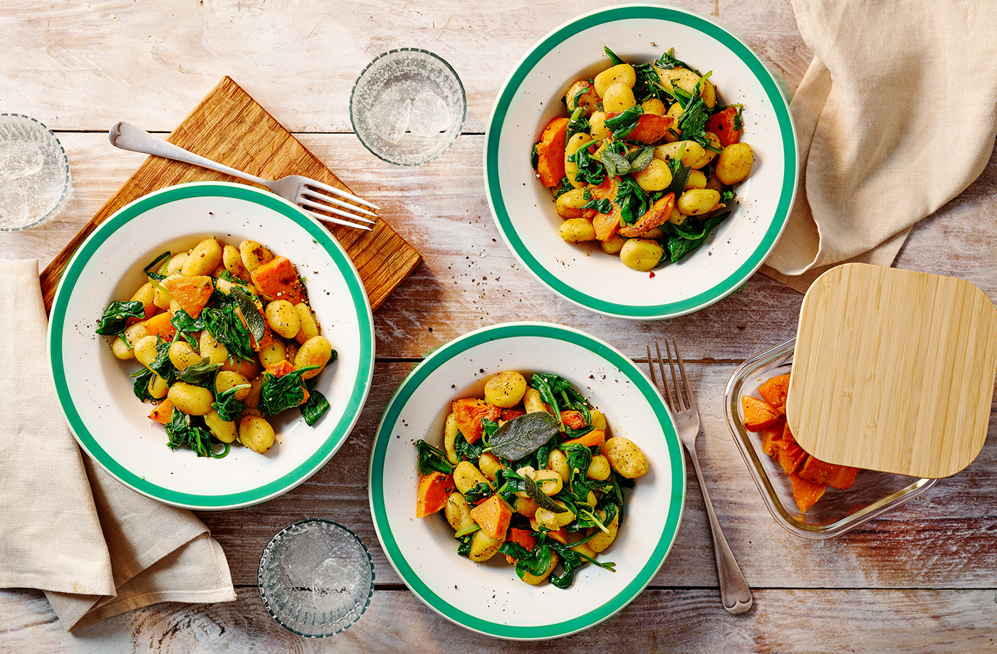 Butternut squash and sage crispy gnocchi recipe