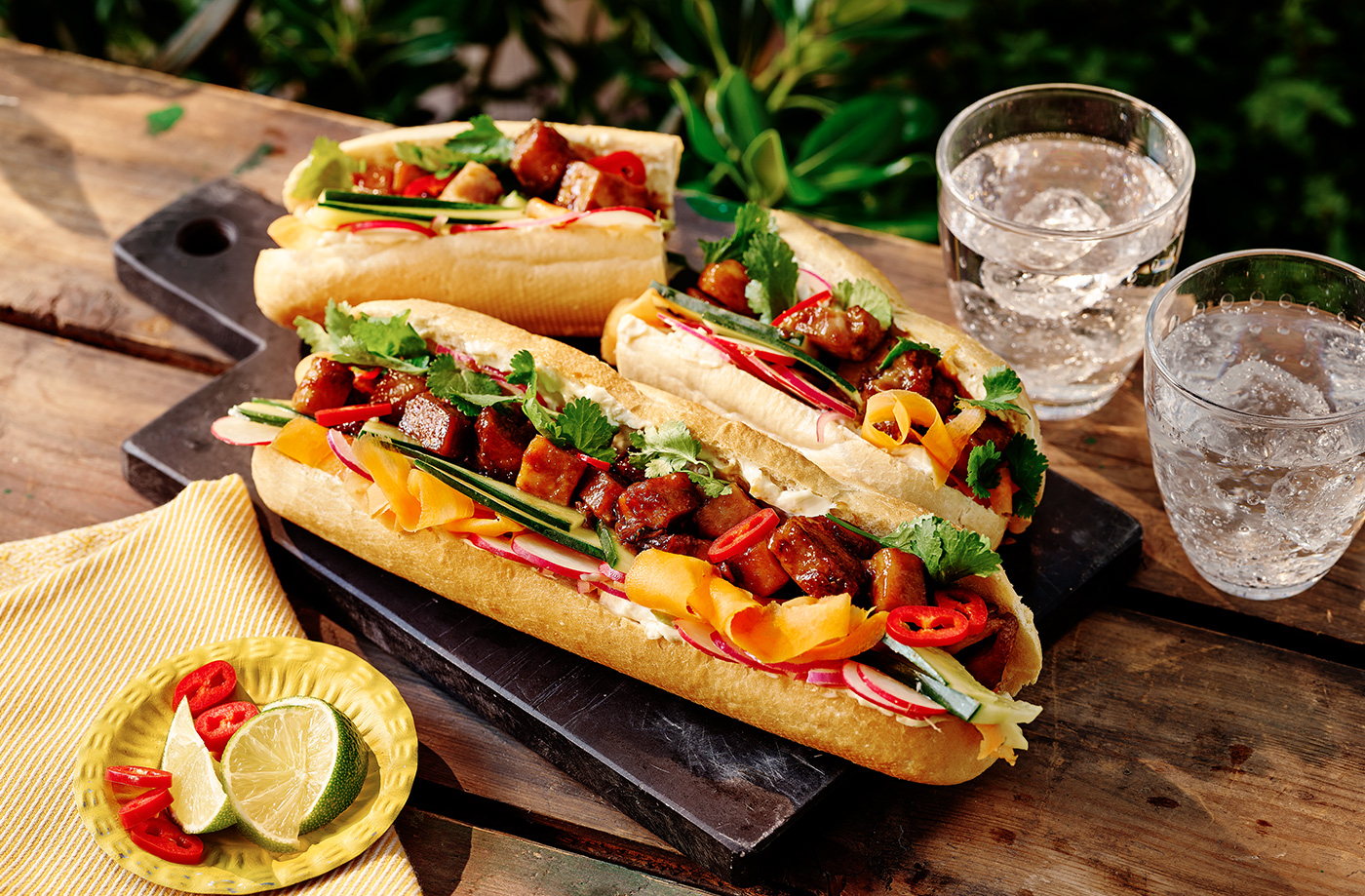 Leftover pork bánh mì recipe