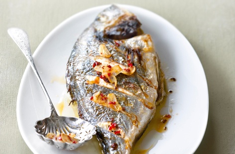 Grilled sea bream recipe