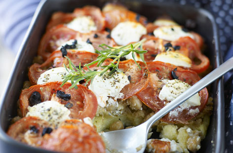 Fennel and goat's cheese tian recipe