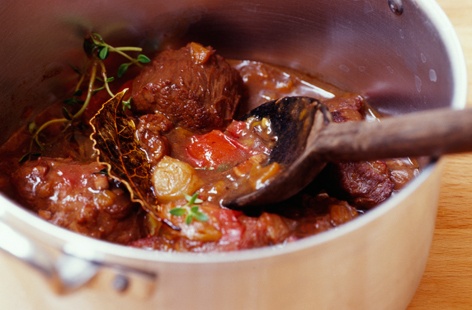 Classic beef bourguignon recipe