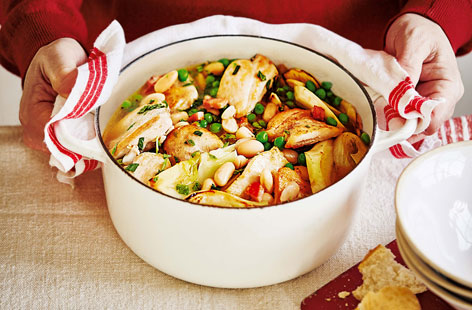 This simple chicken, pancetta and fennel stew is a fuss-free, flavour-packed family dish – just what you need at the end of a busy day