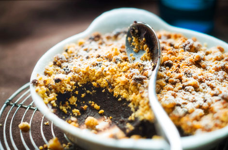 Chocolate crumble recipe