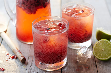 There's nothing better than an ice-cold drink when you're sweltering under the sun. A refreshing tipple for a hot day, this recipe for summer berry limeade smash is full of fresh-tasting summer berries. Use agave nectar instead of honey if you want to make this drink vegan-friendly.