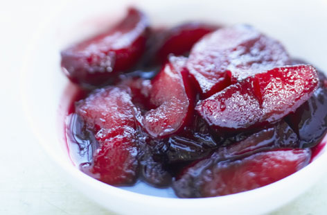 Stewed plums recipe