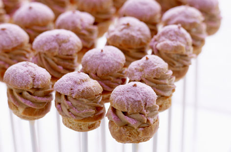 These hazelnut choux buns are a gorgeous little treat and make a fantastic alternative to a big birthday cake. The toasted, earthy flavour of the nuts marries beautifully with the sweetness of the strawberries. A really special recipe that is great to master.