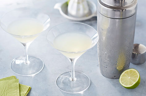 Gin and fresh lime go perfectly together in this whimsical Lime Daisy cocktail