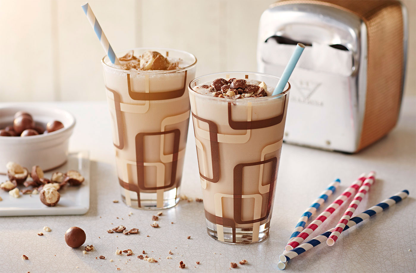 Malted vanilla ice cream milkshakes recipe