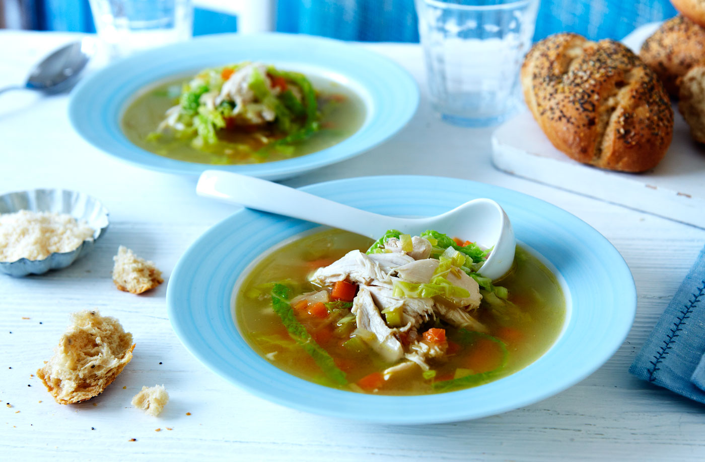 Hearty chicken soup recipe