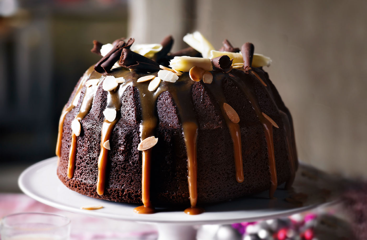 Chocolate and salted caramel bundt cake recipe