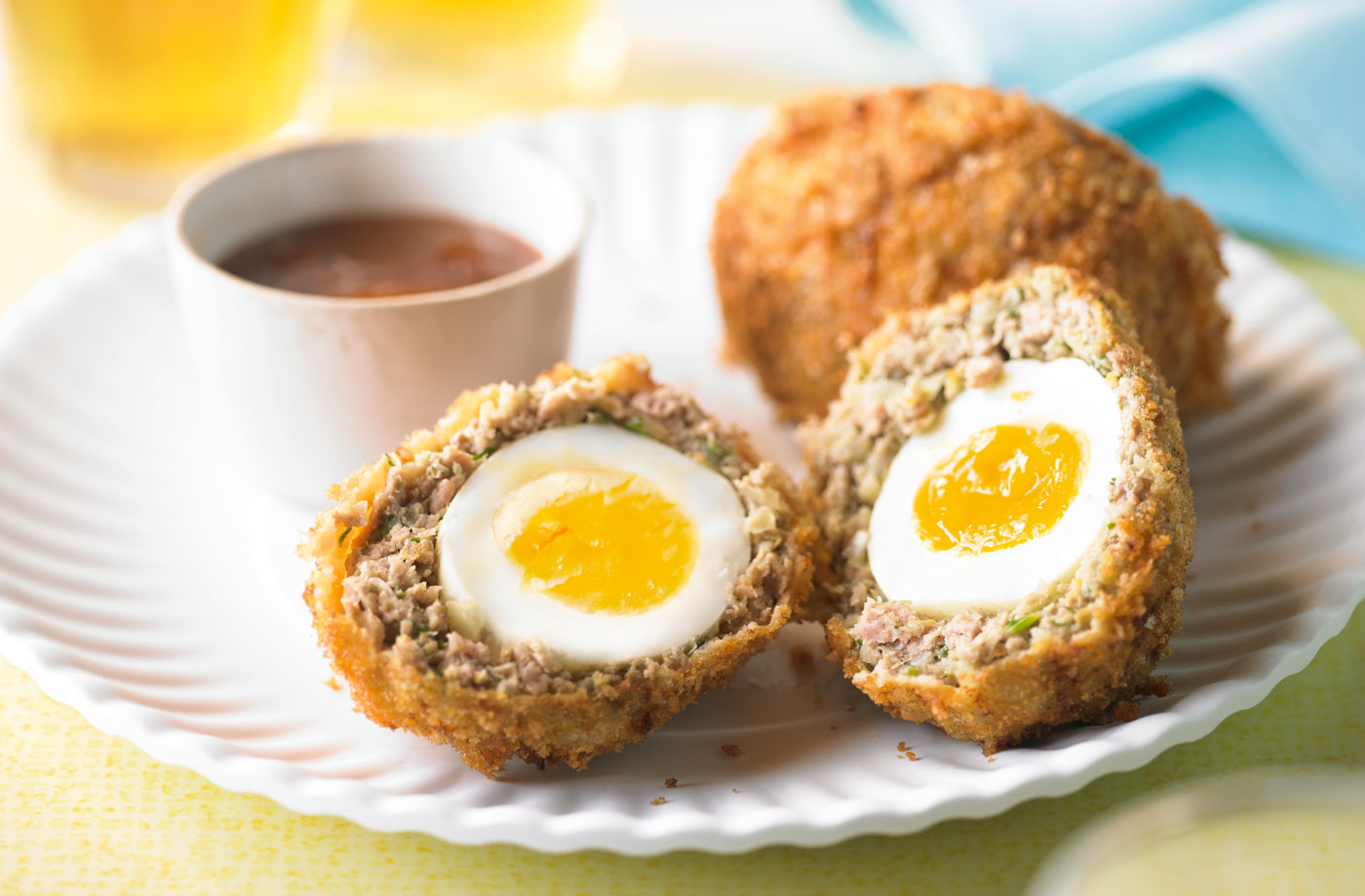 Turkey & cumin Scotch eggs recipe