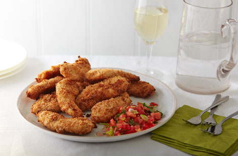 Serve these cheesy Italian bites with a zingy tomato salsa to impress the whole family