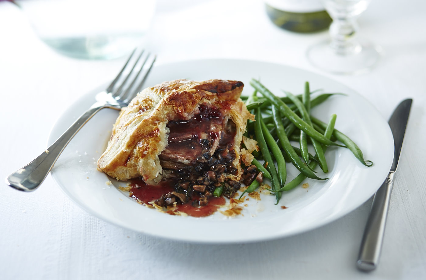 Lamb and mushroom parcels  recipe