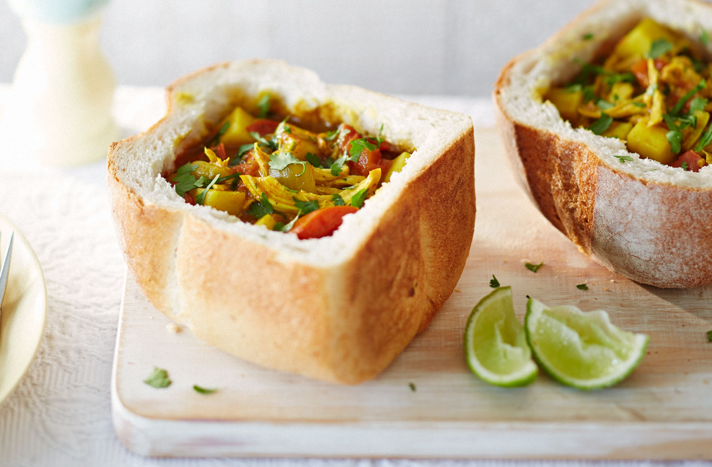 Chicken bunny chow recipe
