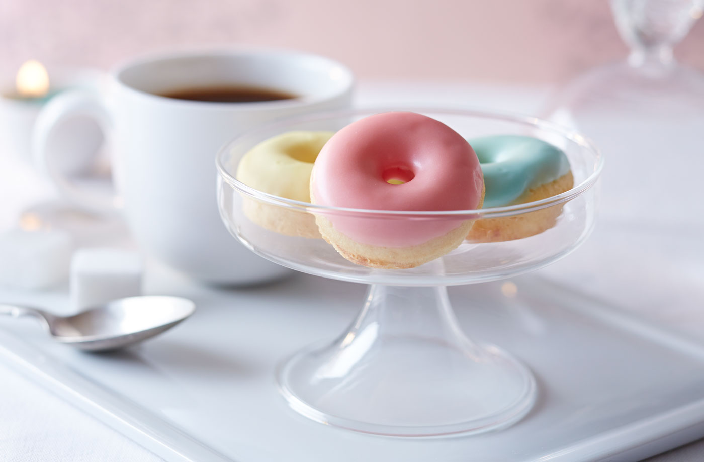 Baked mini iced doughnuts recipe