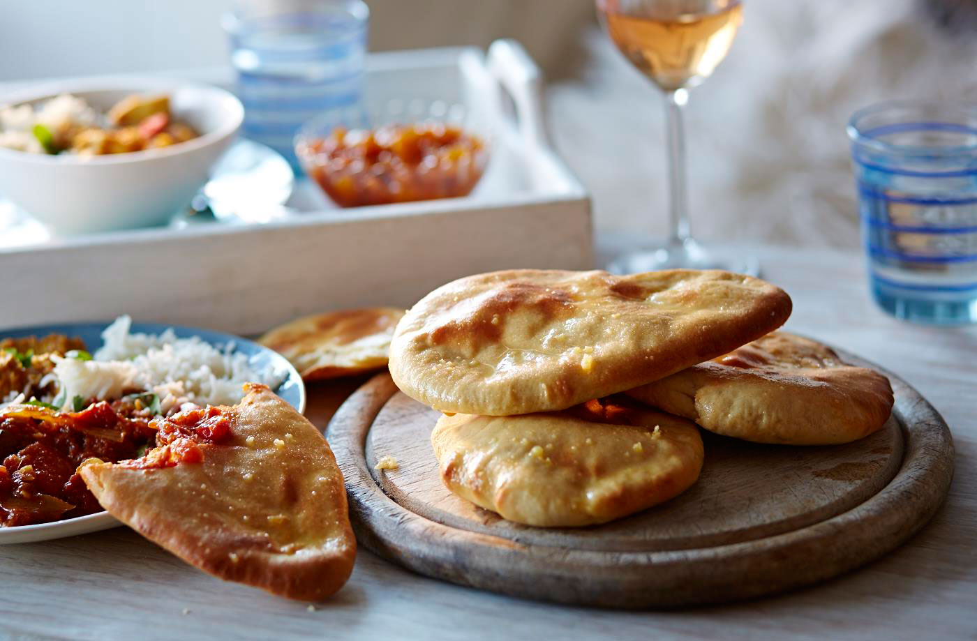 Garlic naan recipe