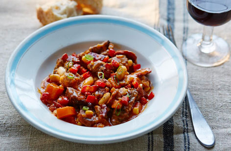 Warm up with this delicious traditional Southern American stew that's chock full of hearty root vegetables, beans and a variety of succulent meat