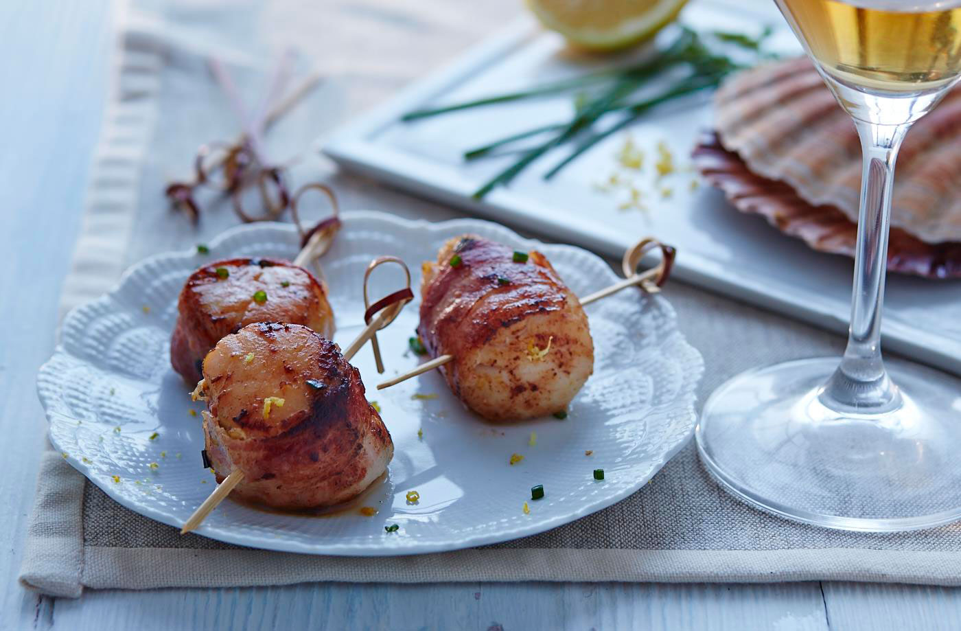 Scallop pops recipe