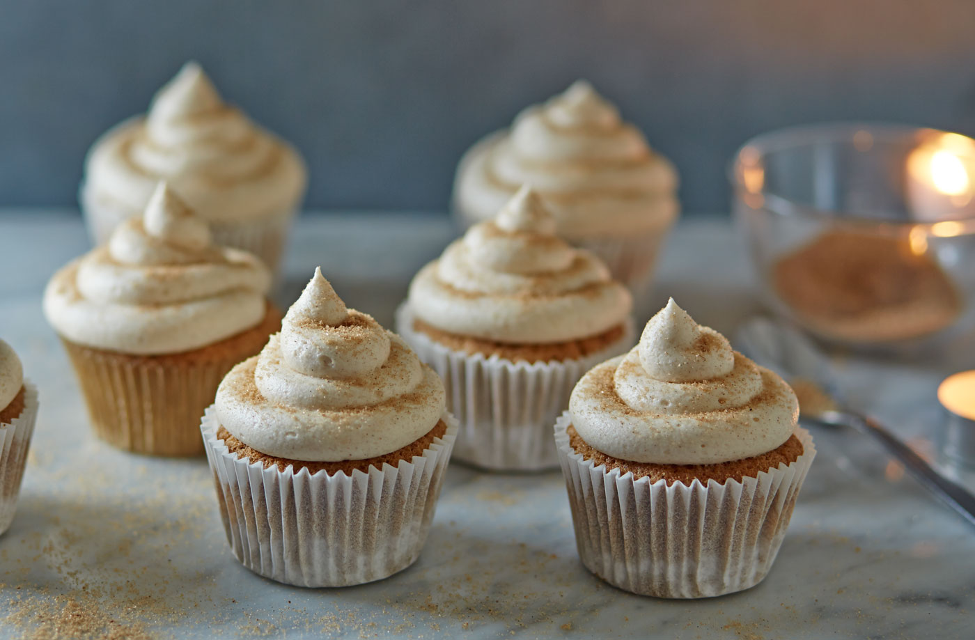 Eggnog cupcakes with spiced brandy buttercream frosting recipe