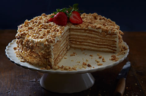 Russian honey cake recipe
