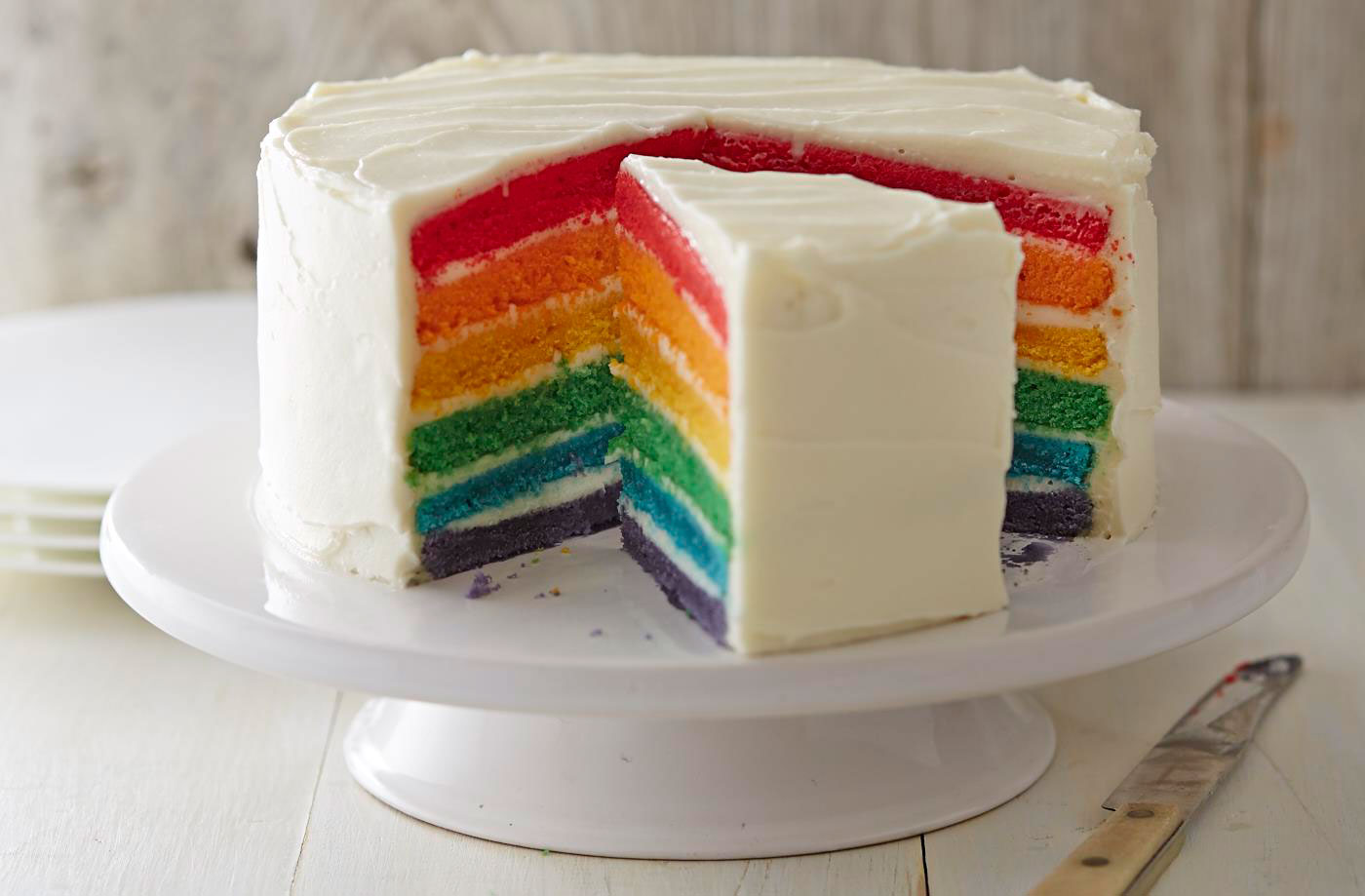 Rainbow cake recipe