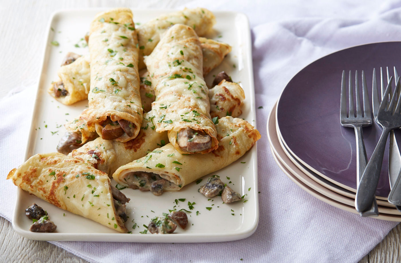 Breakfast crêpes recipe