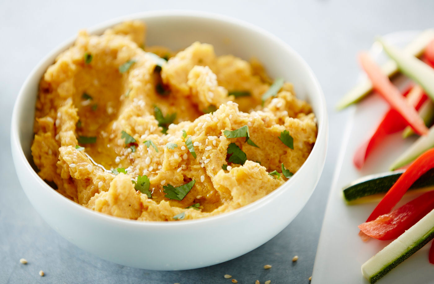 Butternut squash houmous recipe