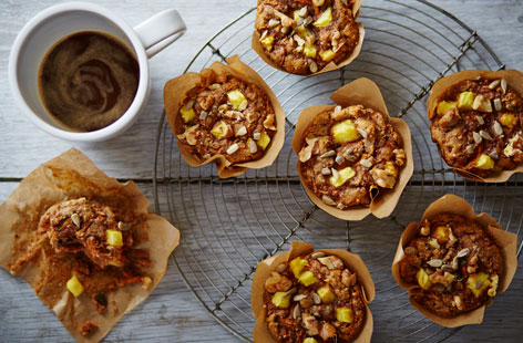 Perfect for a picnic or hearty breakfast, these rich and fruity muffins are totally delicious and completely dairy and egg-free